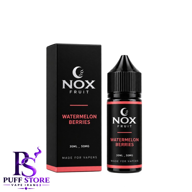 سالت نیکوتین ۵۰ نکس فروت هندوانه بلوبری(۳۰میل) SALT NICOTIN NOX FRUIT 30ML WATERMELON BERRIES 50MG
