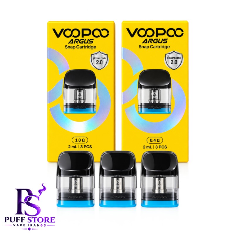 کارتریج آرگاس اسنپ پی ۳ ووپو ۲میل بسته ۳ عددی VOOPOO ARGUS SNAP CARTRIDGE 2ML 3PCS