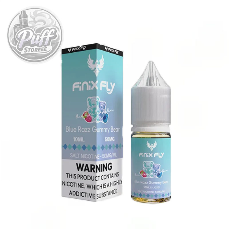 سالت فینیكس فلاي بلوبري تمشك آدامس خرسي(10میل )FINIX FLY 10ML BLUE RAZZ GUMMY BEAR