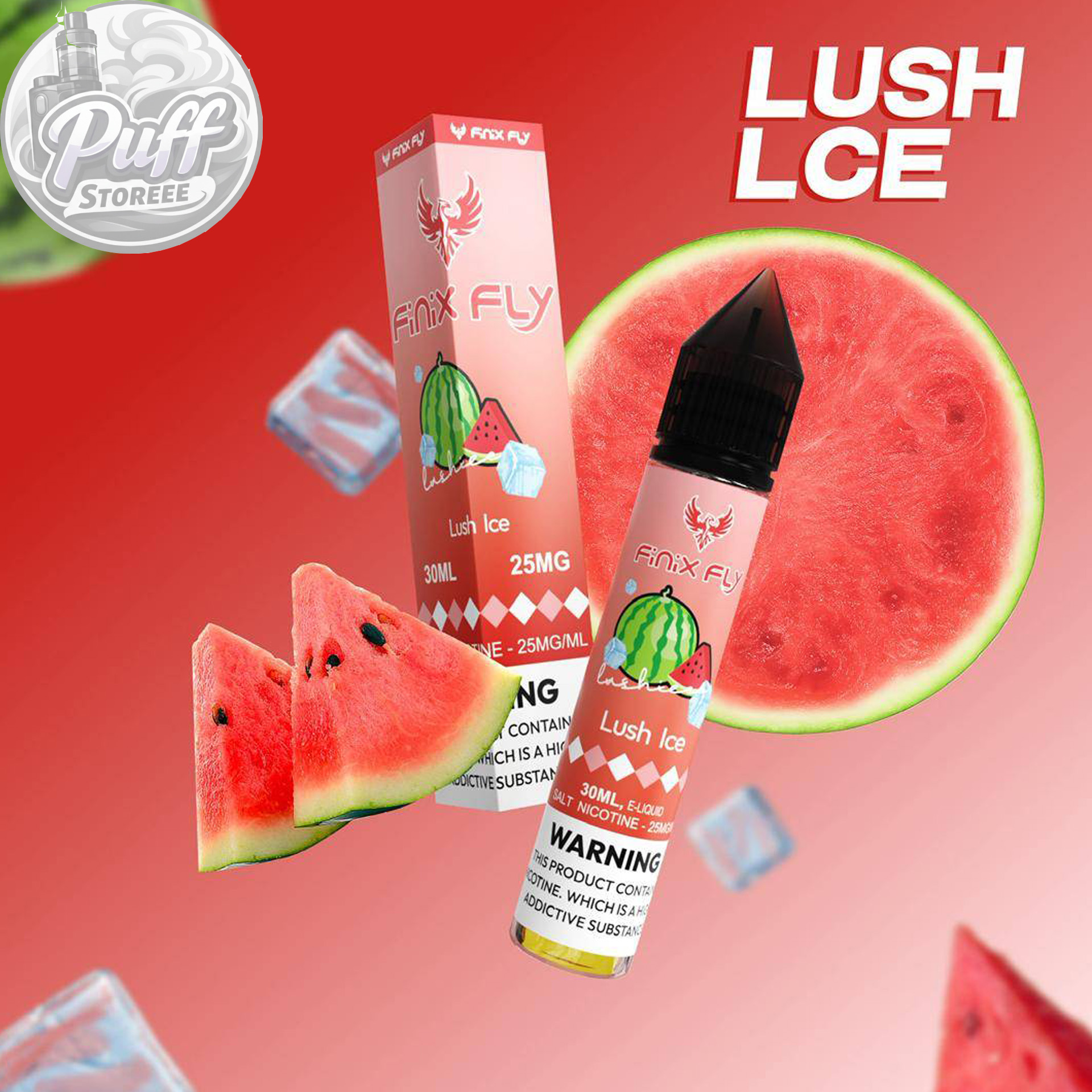 سالت فینیكس فلاي هندونه یخ ( 30میل )FINIX FLY 30ML LUSH ICE