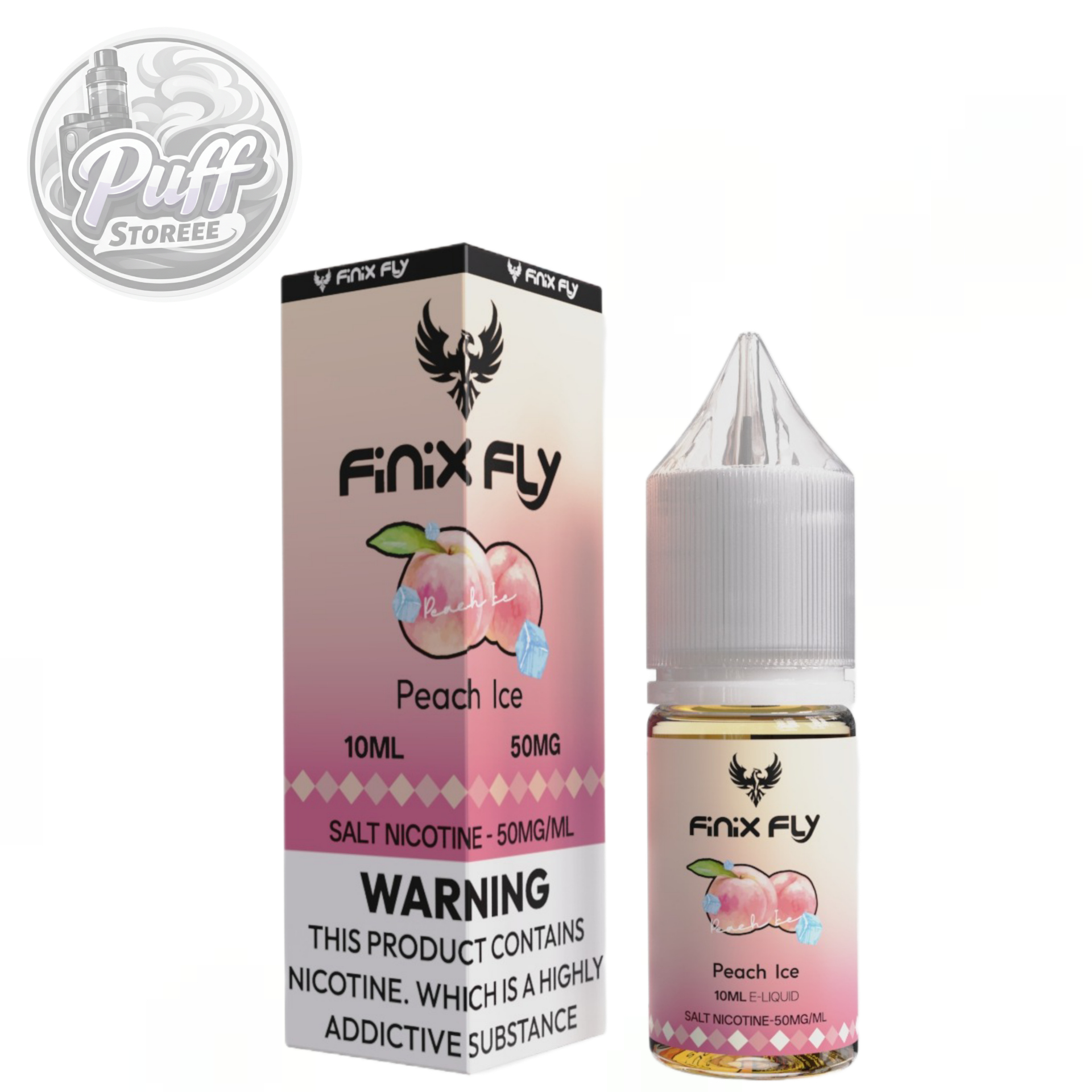 سالت فینیكس فلاي هلو یخ (10میل )FINIX FLY 10ML PEACH ICE