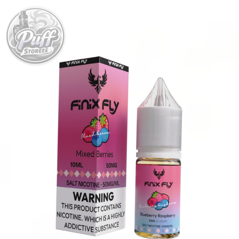 سالت فینیكس فلاي بلوبري تمشك توت فرنگي (10میل )FINIX FLY 10ML MIXED BERRIES