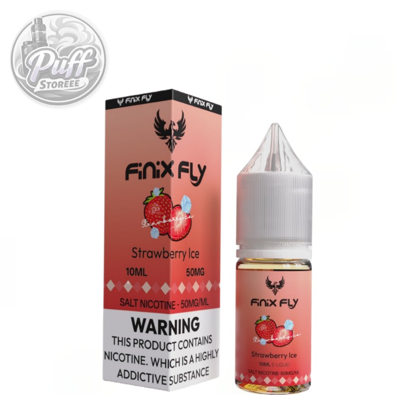 سالت فینیكس فلاي توت فرنگي  یخ (10میل )FINIX FLY 10ML STRAWBERRY ICE