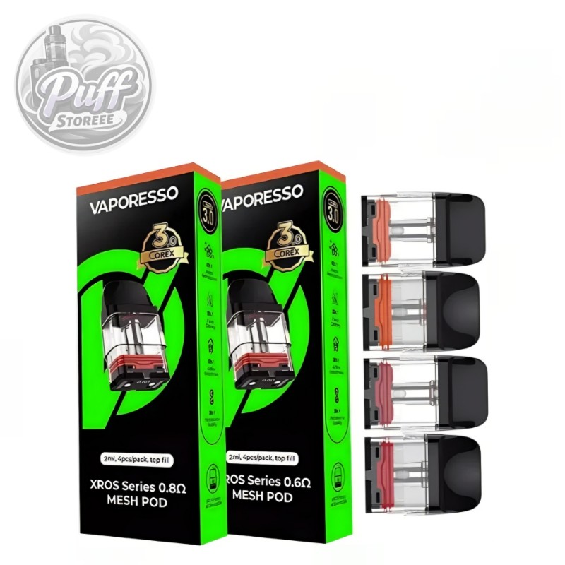 کارتریج ویپرسو ایکسروس 3میل CARTRIDGE VAPORESSO XROS COREX 3TOP FILL