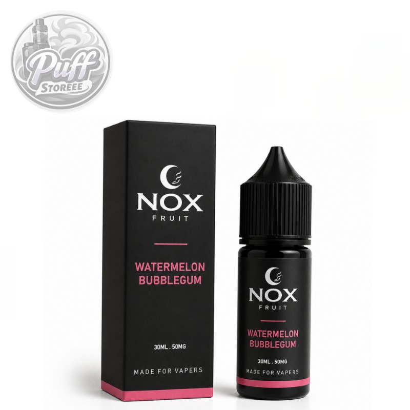جویس سالت نکس فروت هندونه آدامس نیکوتین ۵۰(۳۰میل)NOX FRUIT 30ML WATERMELON BUBBLEGUM 50MG
