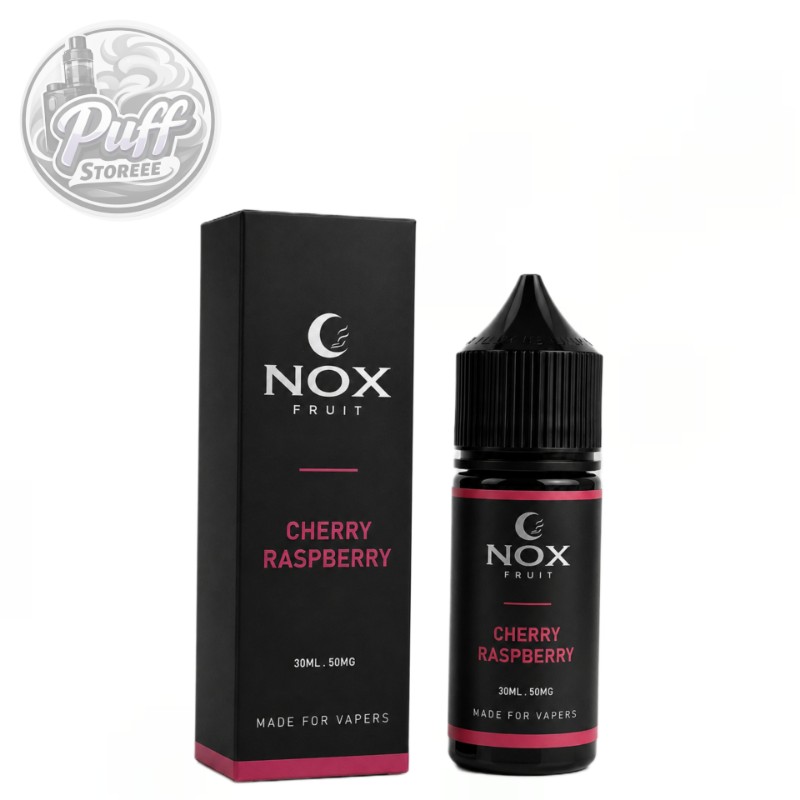 جویس سالت نکس فروت آلبالو تمشک نیکوتین ۵۰(۳۰میل)NOX FRUIT 30ML CHERRY RASPBERRY 50MG