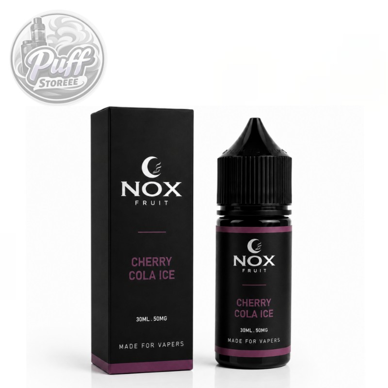 جویس سالت نکس فروت آلبالو نوشابه یخ نیکوتین ۵۰(۳۰میل)NOX FRUIT 30ML CHERRY COLA ICE 50MG
