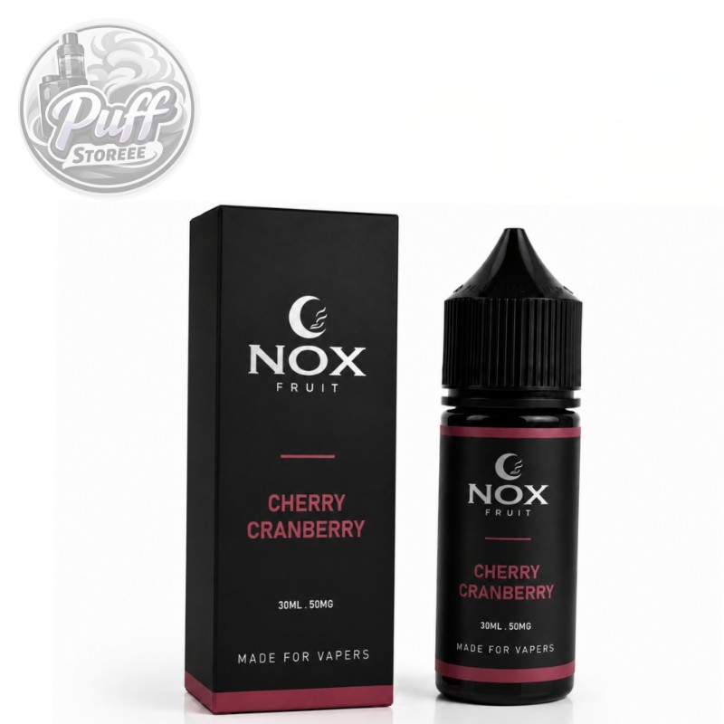 جویس سالت نکس فروت آلبالو زغال اخته نیکوتین ۵۰(۳۰میل)NOX FRUIT 30ML CHERRY CRANBERRY 50MG