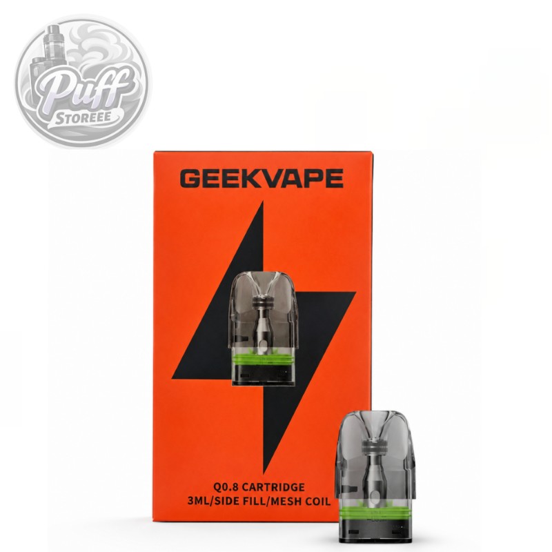 کارتریج گیگ ویپ کیو ۳میل CARTRIDGE GEEK VAPE Q 3ML SIDE FILL