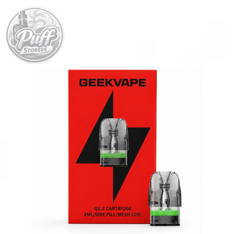 کارتریج گیگ ویپ کیو ۲میل CARTRIDGE GEEK VAPE Q 2ML SIDE FILL