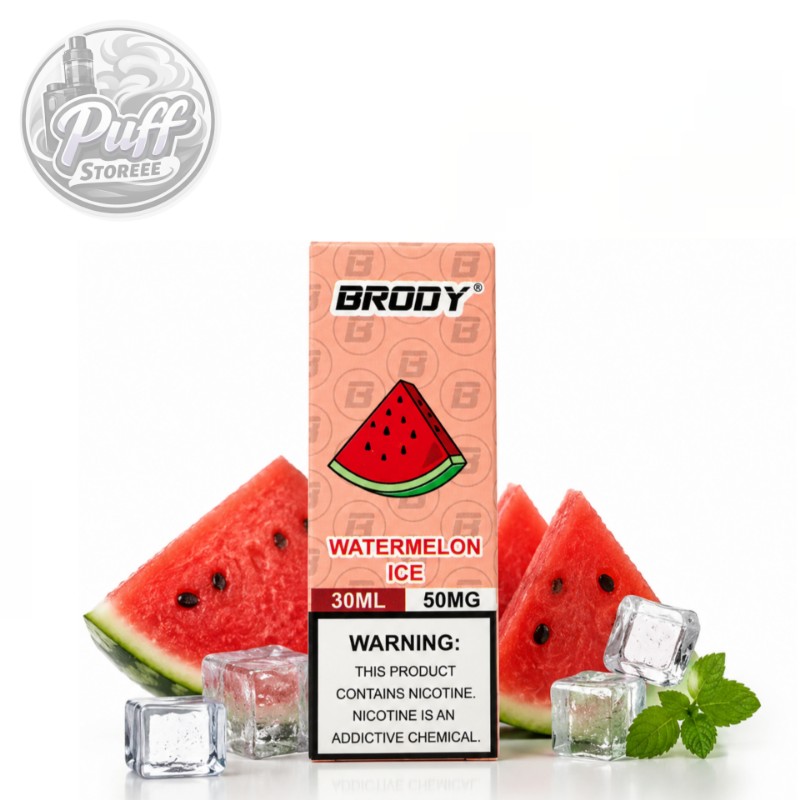جویس سالت برودی هندونه یخ نیکوتین ۵۰(۳۰میل)BRODY 30ML WATERMELON ICE 50MG