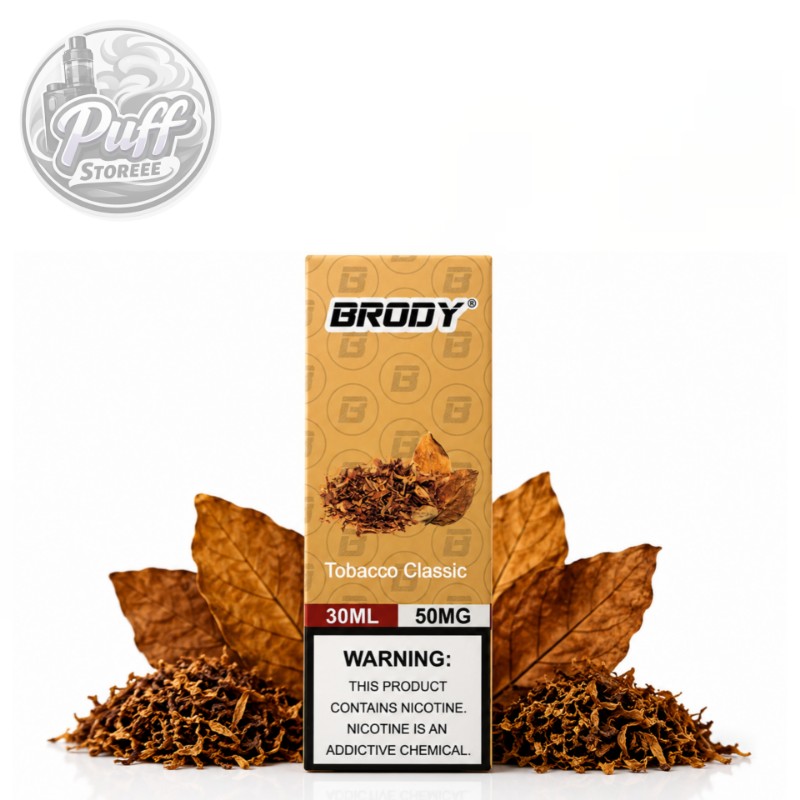 جویس سالت برودی تنباکو کلاسیک نیکوتین ۵۰(۳۰میل)BRODY 30ML TOBACCO CLASSIC 50MG