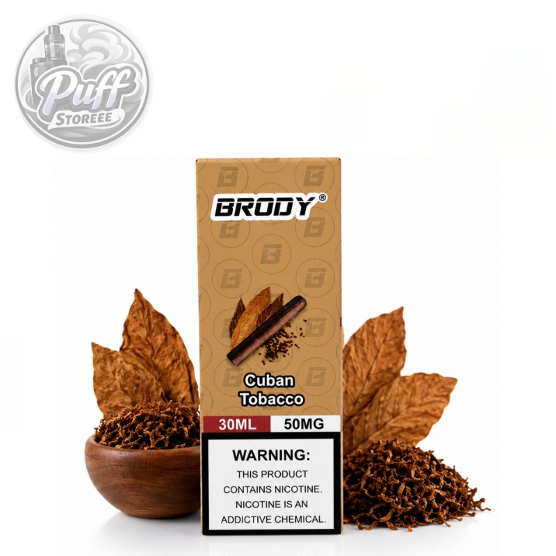 جویس سالت برودی تنباکو کوبایی نیکوتین ۵۰(۳۰میل)BRODY 30ML CUBAN TOBACCO 50MG