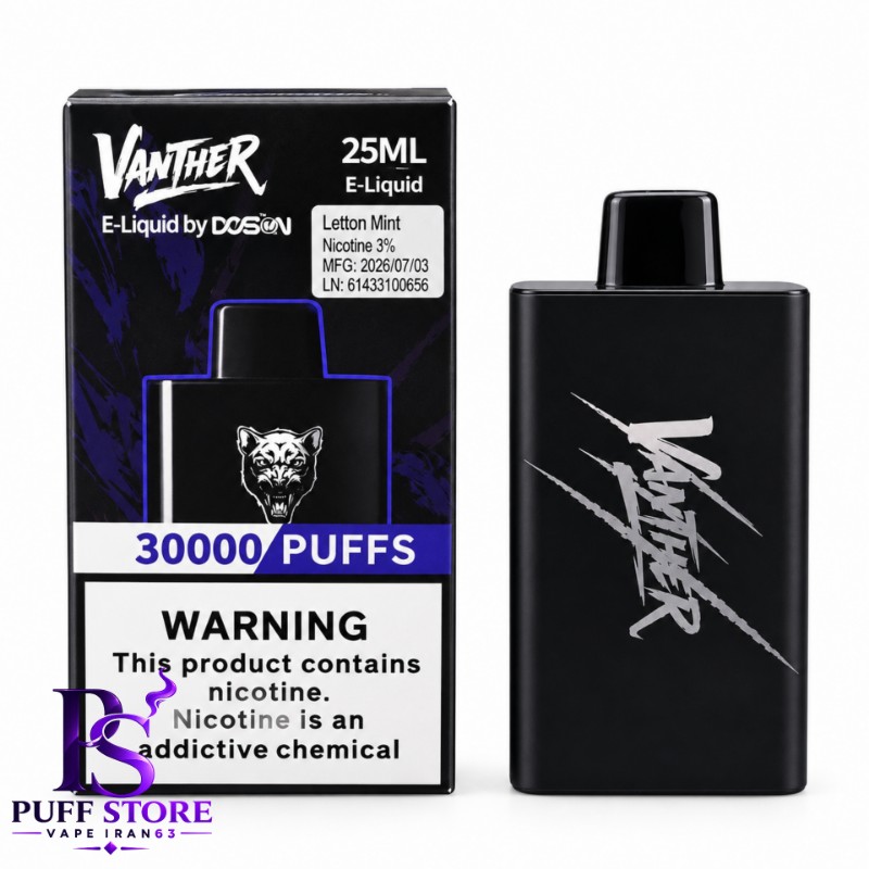 پاد یکبارمصرف واندر ۳۰۰۰۰پاف VANTHER 30000PUFFS DISPOSIBLE POD