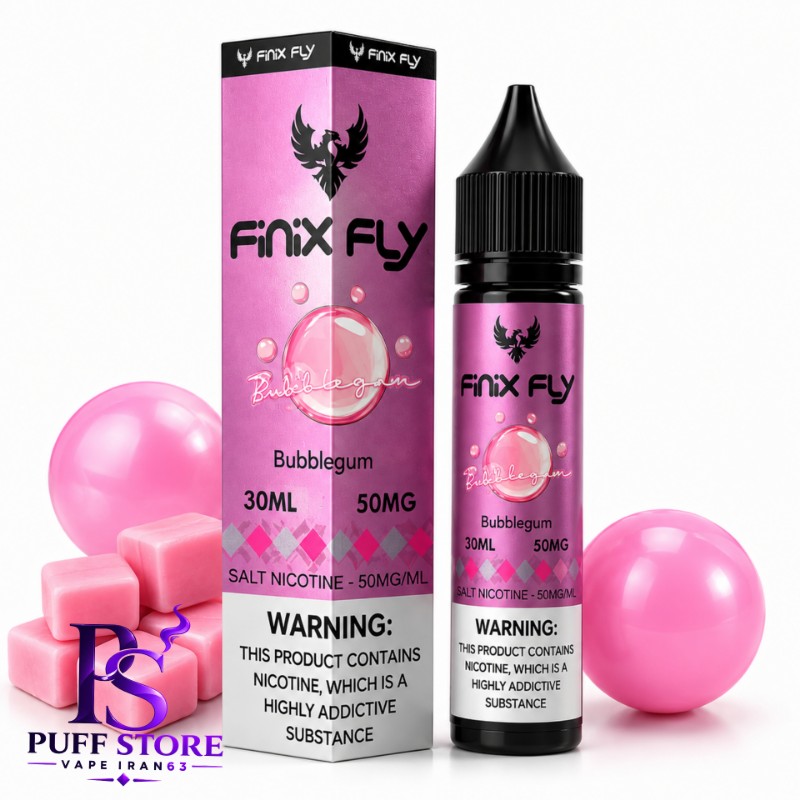 سالت نیکوتین فینیكس فلاي آدامس خرسی (۳۰میل) SALT NICOTIN FINIX FLY 30ML BUBBLEGUM