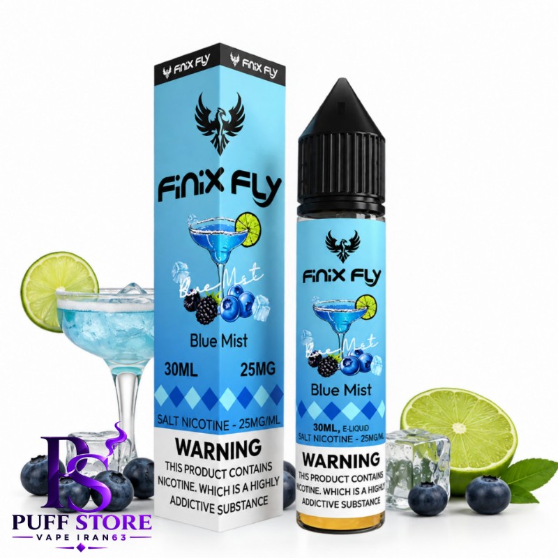 سالت نیکوتین فینیكس فلاي بلوبري تمشك لیموناد ( 30میل )SALT NICOTIN FINIX FLY 30ML BLUE MIST