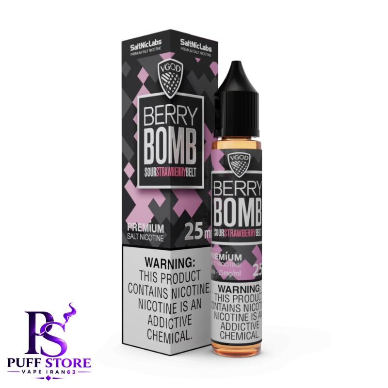سالت نیکوتین ویگاد بمب توت فرنگی (30میل )VGOD SALT NICOTIN 30ML BERRY BOMB