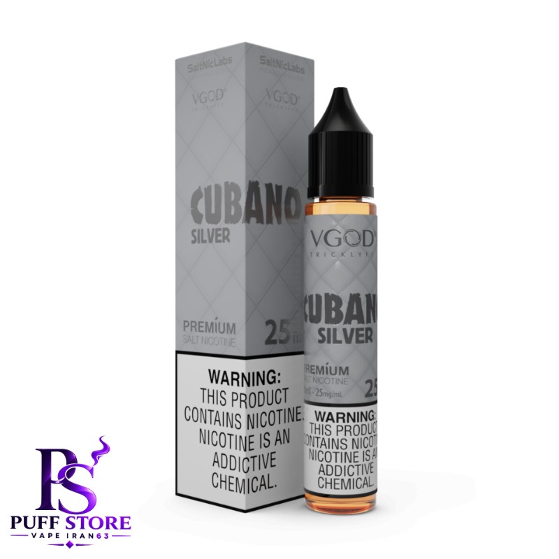 سالت نیکوتین ویگاد تنباکو عسل کارامل VGOD SALT NICOTIN 30ML CUBANO SILVER