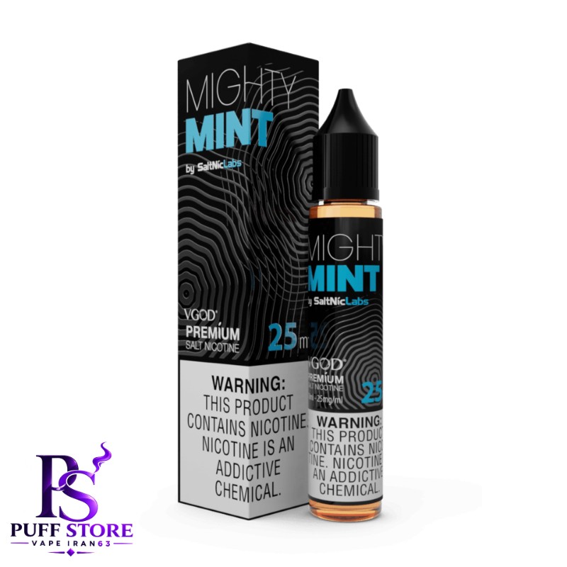 سالت نیکوتین ویگاد نعنا یخ (30میل )VGOD SALT NICOTIN 30ML MIGHTY MINT