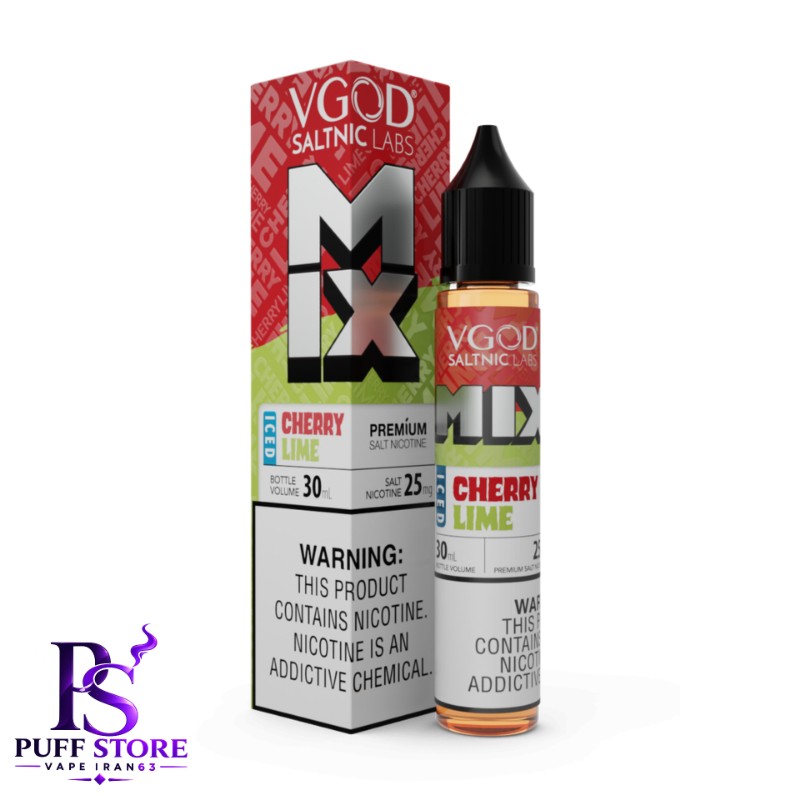 سالت نیکوتین ویگاد آلبالو لیمو VGOD SALT NICOTIN 30ML MIX CHERRY LIME ICED
