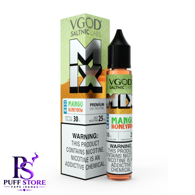 سالت نیکوتین ویگاد میکس انبه طالبي عسلي یخ (30میل )VGOD SALT NICOTIN 30ML MIX MANGO HONEYDEW ICED