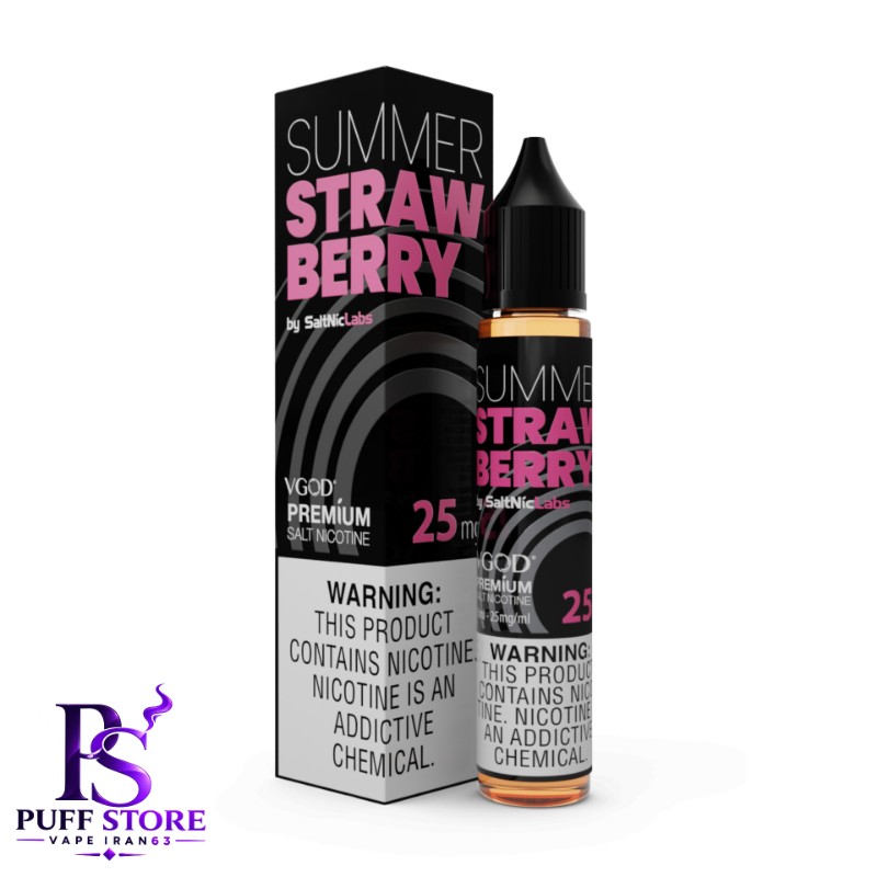 سالت نیکوتین ویگاد توت فرنگی تابستانه (۳۰میل)VGOD SALT NICOTIN 30ML SUMMER STRAWBERRY