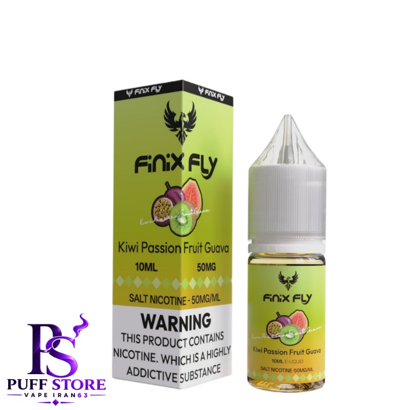 سالت نیکوتین ۵۰ فینیكس فلاي كیوي پشن فروت گواوا (10میل )FINIX FLY SALT NICOTIN 10ML KIWI PASSION FRUIT GUAVA 50MG