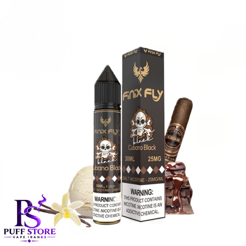 سالت نیکوتین فینیكس فلاي كوبانوبلك ( 30میل )SALT NICOTIN FINIX FLY 30ML CUBANO BLACK