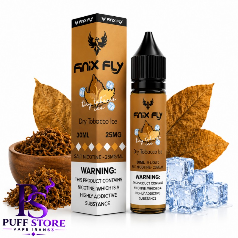 سالت نیکوتین فینیكس فلاي تنباكویخ ( 30میل )SALT NICOTIN FINIX FLY 30ML DRY TOBACCO ICE