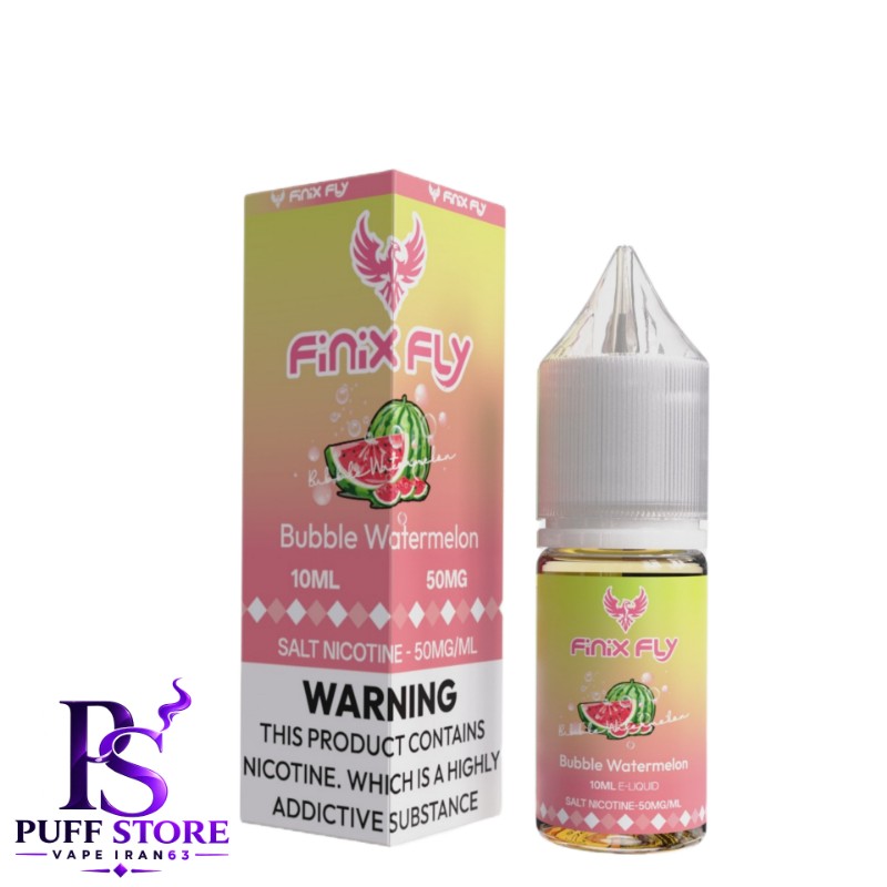 سالت نیکوتین ۵۰ فینیكس فلاي هندونه آدامس(10میل )FINIX FLY SALT NICOTIN 10ML BUBBLE WATERMELON 50MG