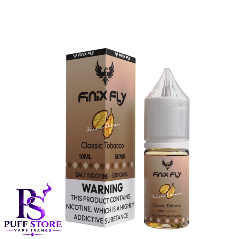 سالت نیکوتین ۵۰ فینیكس فلاي تنباكو كلاسیك(10میل )FINIX FLY SALT NICOTIN 10ML CLASSIC TOBACCO 50MG