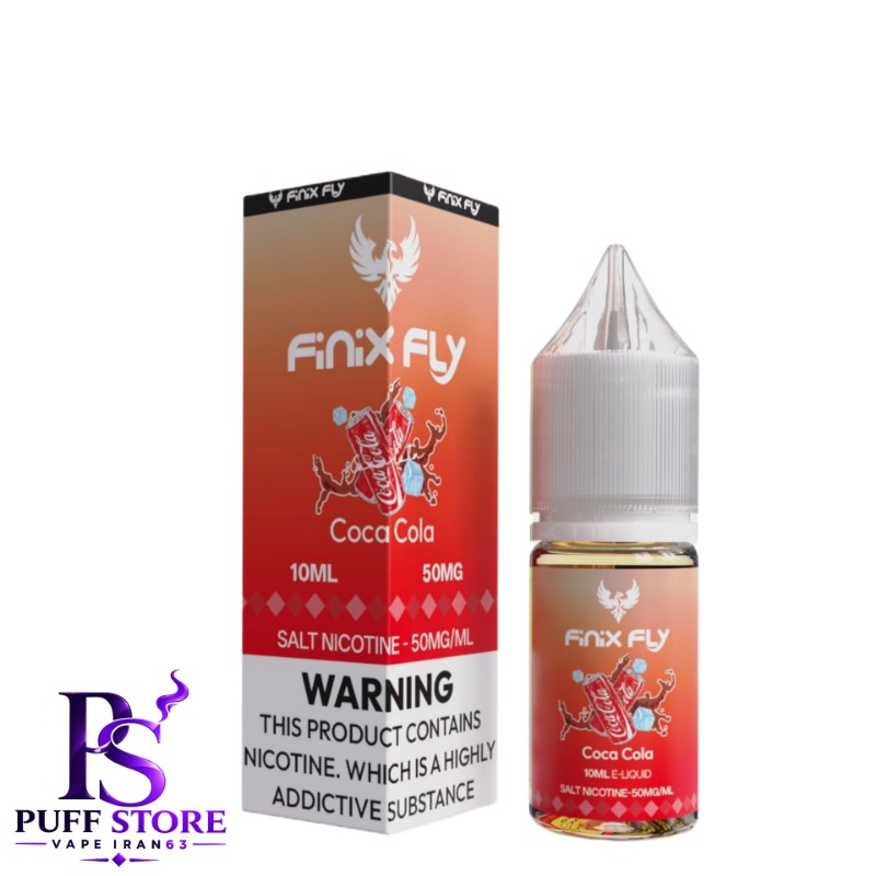 سالت نیکوتین ۵۰ فینیكس فلاي نوشابه یخ(10میل )FINIX FLY SALT NICOTIN 10ML COCA COLA 50MG