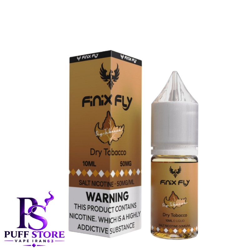 سالت نیکوتین ۵۰ فینیكس فلاي دراي توباكو(10میل )FINIX FLY SALT NICOTIN 10ML DRY TOBACCO 50MG