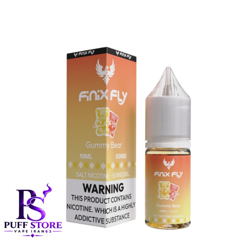 سالت نیکوتین ۵۰ فینیكس فلاي آدامس خرسي (۱۰میل)FINIX FLY SALT NICOTIN 10ML GUMMY BEAR 50MG