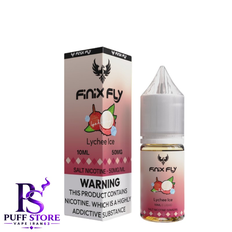 سالت نیکوتین ۵۰ فینیكس فلاي لیچي یخ (10میل )FINIX FLY SALT NICOTIN 10ML LYCHEE ICE 50MG