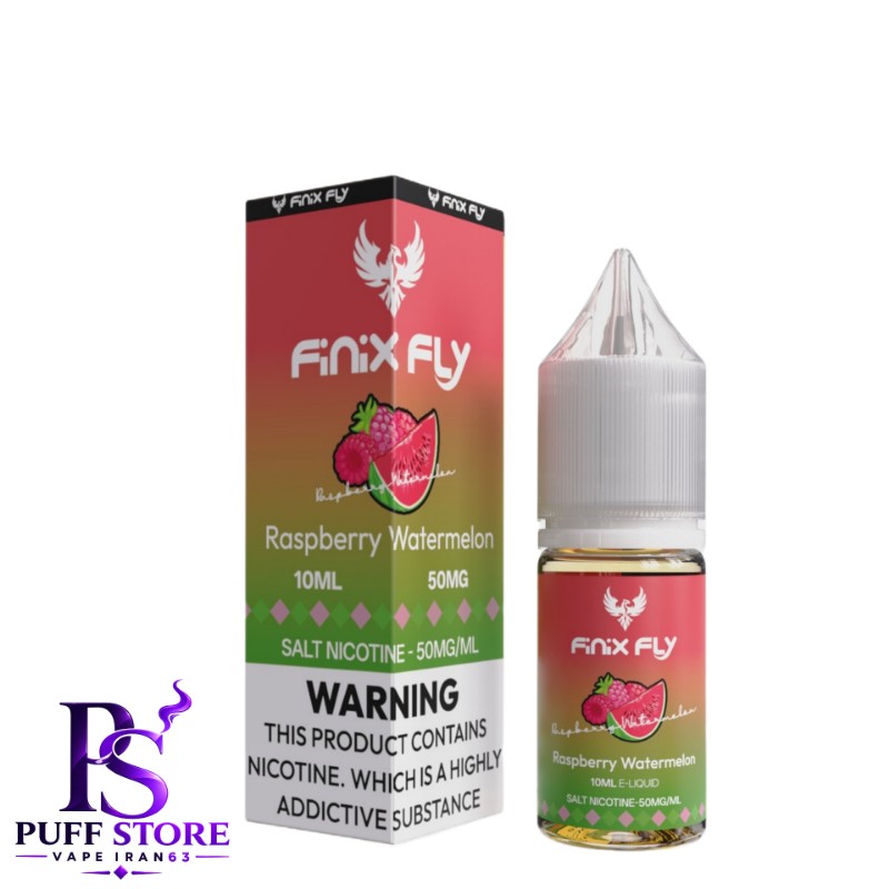 سالت نیکوتین ۵۰ فینیكس فلاي تمشك هندونه (10میل )FINIX FLY SALT NICOTIN 10ML RASPBERRY WATERMELON 50MG