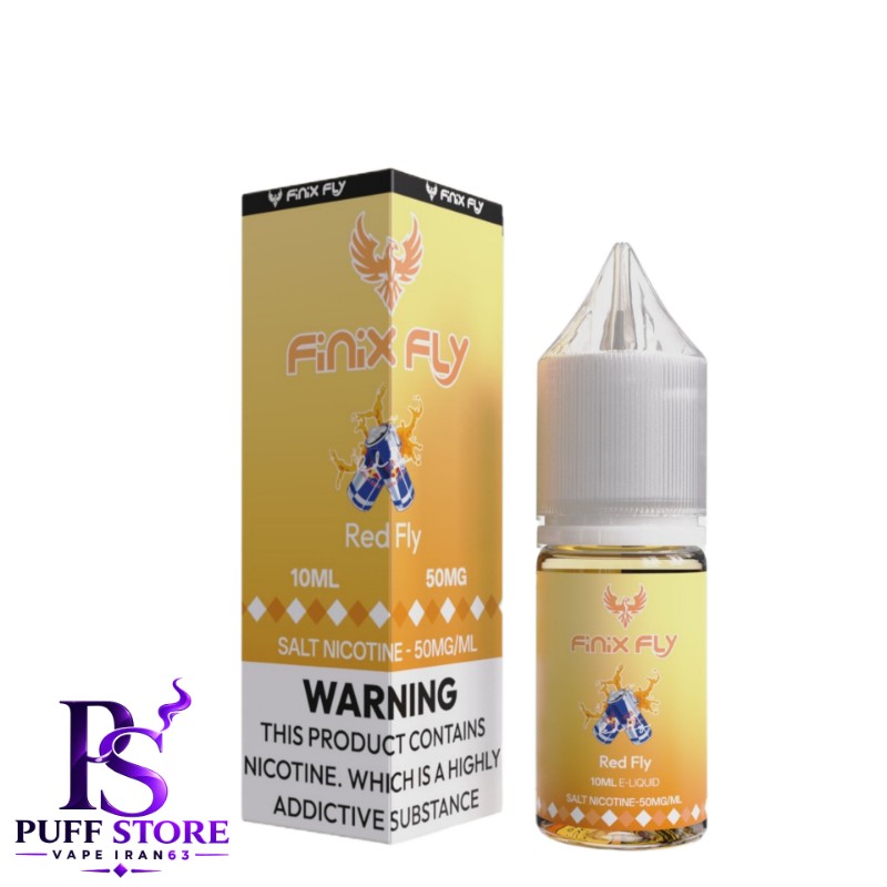 سالت نیکوتین ۵۰ فینیكس فلاي انرژي زا (10میل )FINIX FLY SALT NICOTIN 10ML RED FLY 50MG