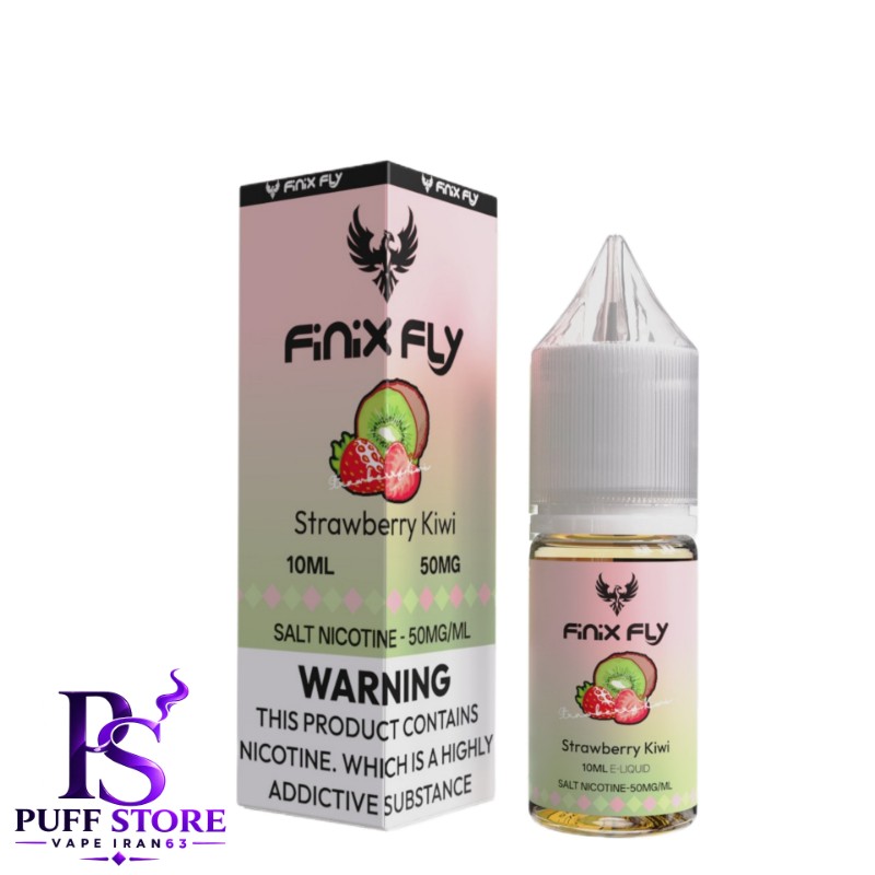 سالت نیکوتین ۵۰ فینیكس فلاي توت فرنگي كیوي(10میل )FINIX FLY SALT NICOTIN 10ML STRAWBERRY KIWI 50MG