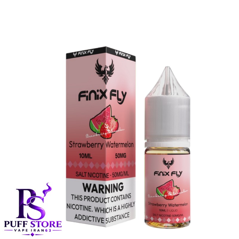 سالت نیکوتین ۵۰ فینیكس فلاي توت فرنگي هندونه (10میل )FINIX FLY SALT NICOTIN 10ML STRAWBERRY WATERMELON 50MG