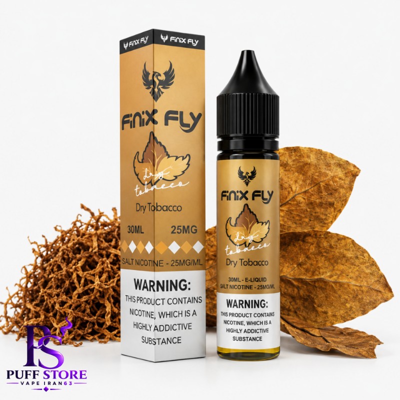 سالت نیکوتین فینیكس فلاي دراي توباكو ( 30میل )SALT NICOTIN FINIX FLY 30ML DRY TOBACCO