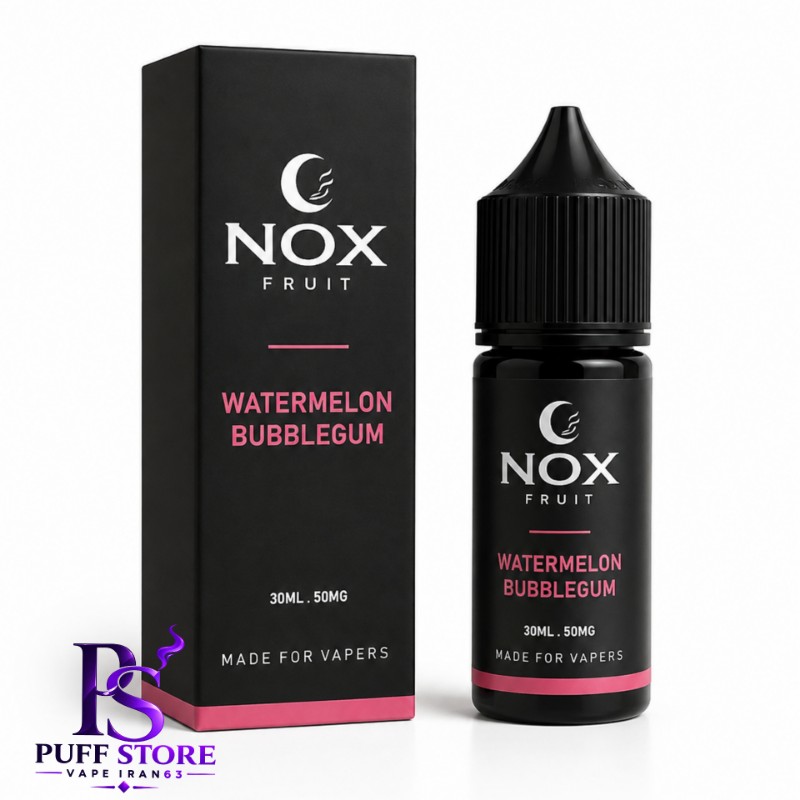سالت نیکوتین ۵۰ نکس فروت هندوانه آدامس(۳۰میل)SALT NICOTIN NOX FRUIT 30ML WATERMELON BUBBLEGUM 50MG