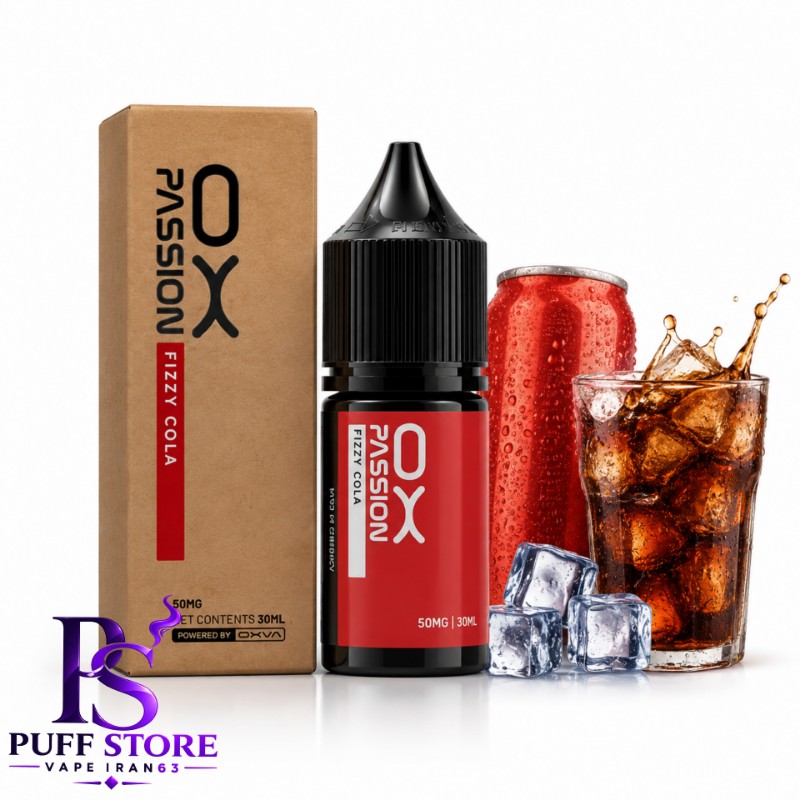 سالت نیکوتین اکسوا نوشابه (30میل)SALT NICOTIN OX PASSION 30ML OXVA FIZZY COLA