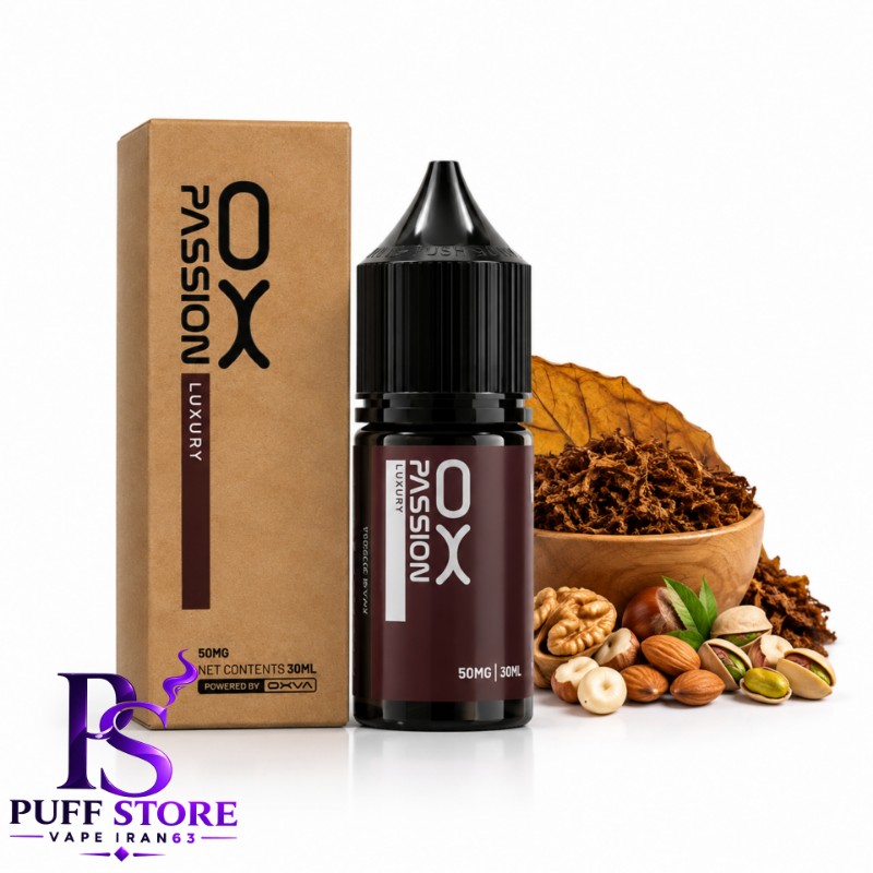 سالت نیکوتین اکسوا تنباکو آجیل (30میل)SALT NICOTIN OX PASSION 30ML OXVA LUXURY