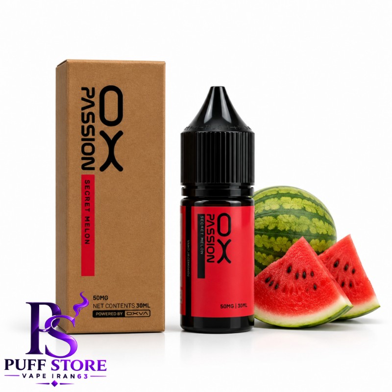 سالت نیکوتین اکسوا هندوانه (30میل)SALT NICOTIN OX PASSION 30ML OXVA SECRET MELON