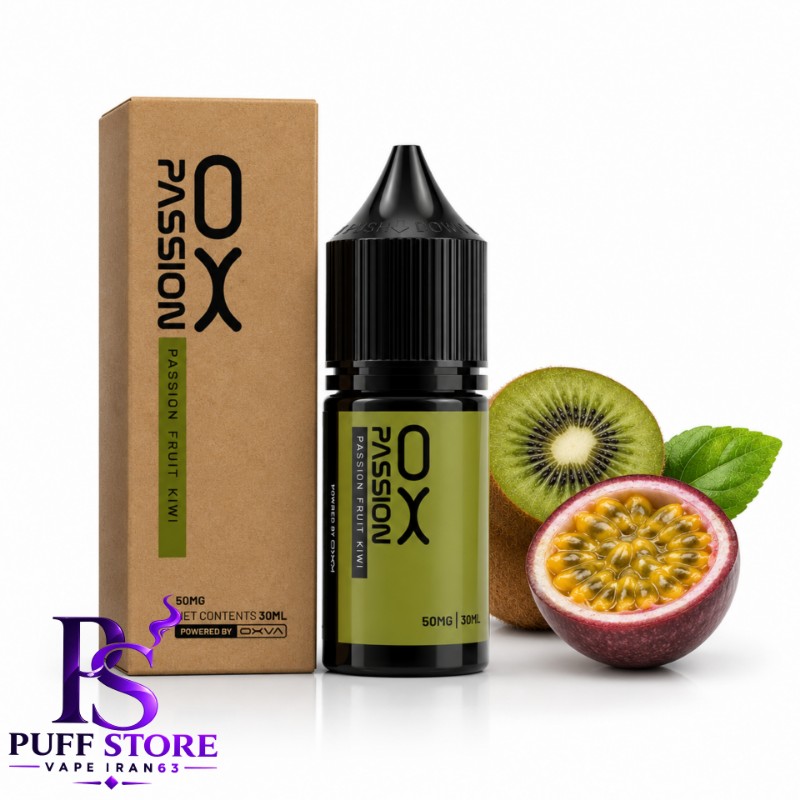 سالت نیکوتین اکسوا کیوی پشن فروت(30میل)SALT NICOTIN OX PASSION 30ML OXVA PASSION FRUIT KIWI