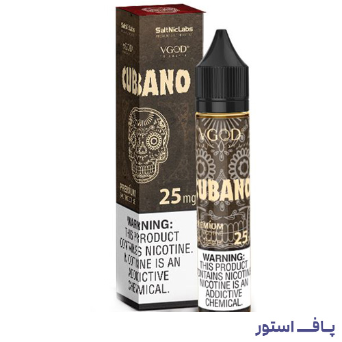 سالت نیکوتین تنباکو وانیل ویگاد VGOD SaltNic Cubano